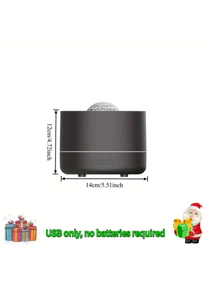 Angel White Starry Sky Projection Lamp Humidifier Air Purifier Large Water Tank USB - Image 3